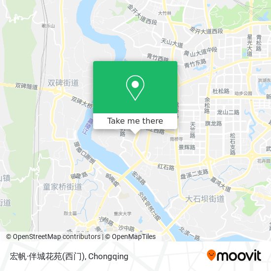 宏帆·伴城花苑(西门) map