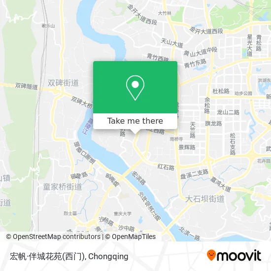 宏帆·伴城花苑(西门) map