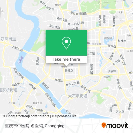 重庆市中医院-名医馆 map
