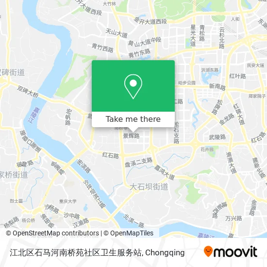 江北区石马河南桥苑社区卫生服务站 map