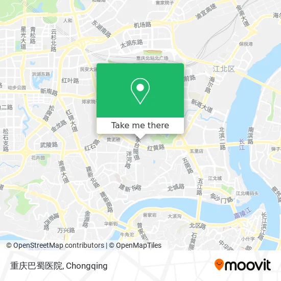 重庆巴蜀医院 map