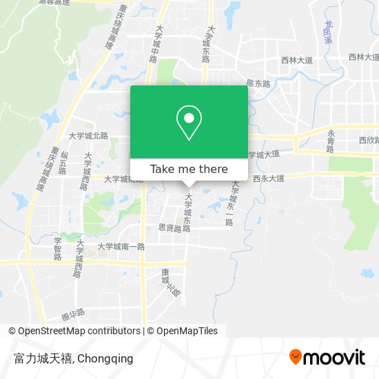 富力城天禧 map
