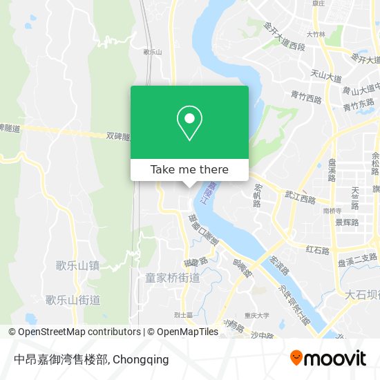 中昂嘉御湾售楼部 map