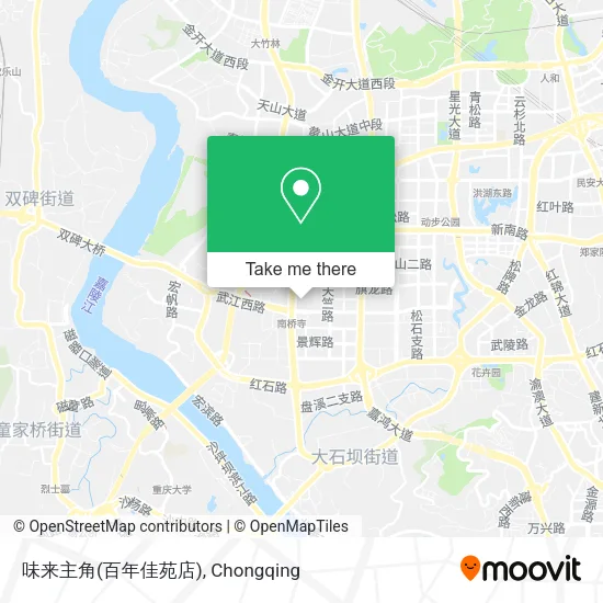 味来主角(百年佳苑店) map