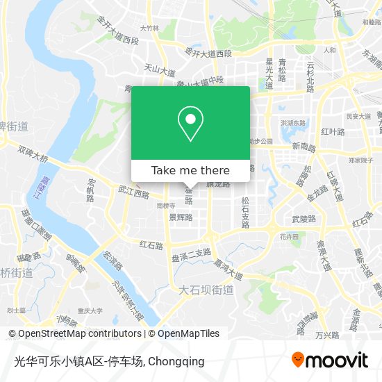 光华可乐小镇A区-停车场 map