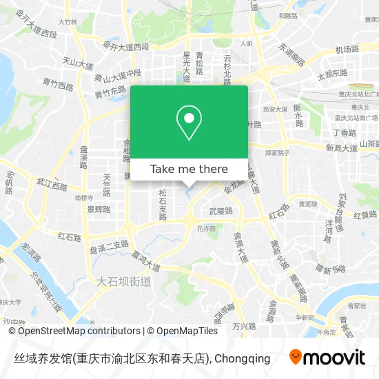 丝域养发馆(重庆市渝北区东和春天店) map