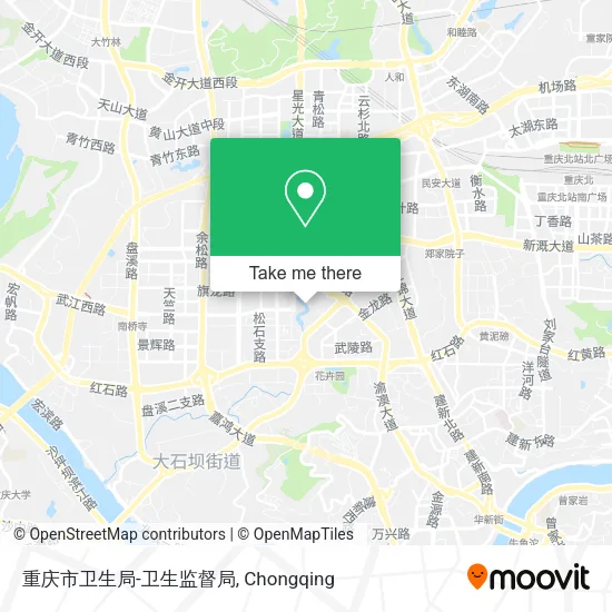 重庆市卫生局-卫生监督局 map