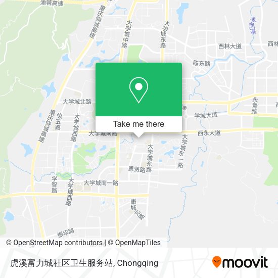 虎溪富力城社区卫生服务站 map