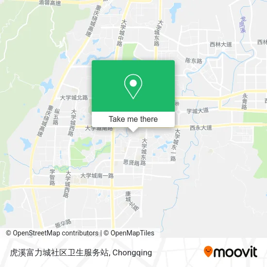 虎溪富力城社区卫生服务站 map