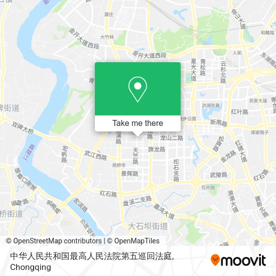 中华人民共和国最高人民法院第五巡回法庭 map
