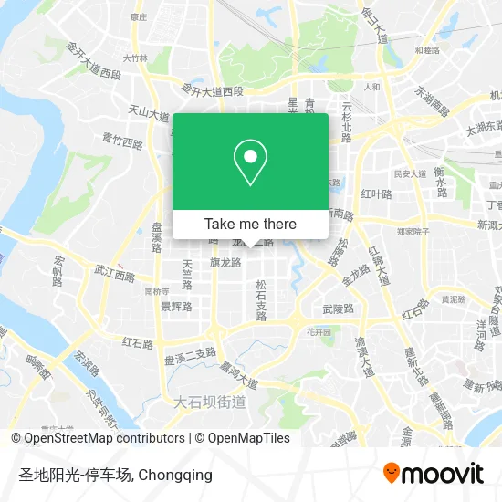 圣地阳光-停车场 map