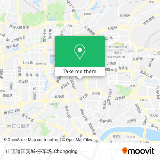 山顶道国宾城-停车场 map