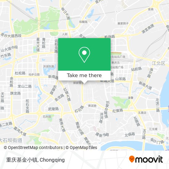 重庆基金小镇 map