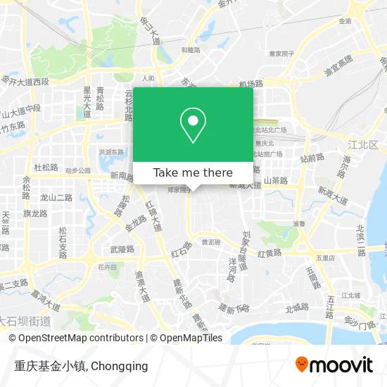 重庆基金小镇 map