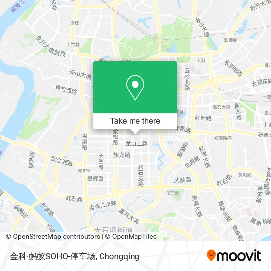 金科·蚂蚁SOHO-停车场 map