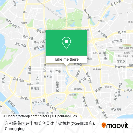 京都薇薇国际丰胸美容美体连锁机构(水晶郦城店) map