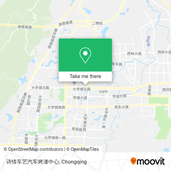 诗情车艺汽车烤漆中心 map