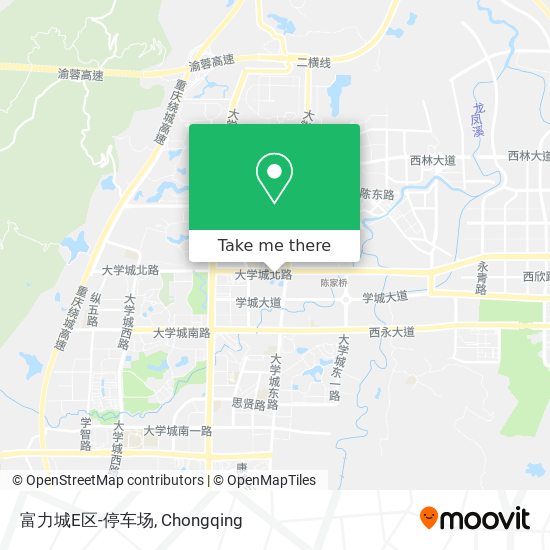富力城E区-停车场 map