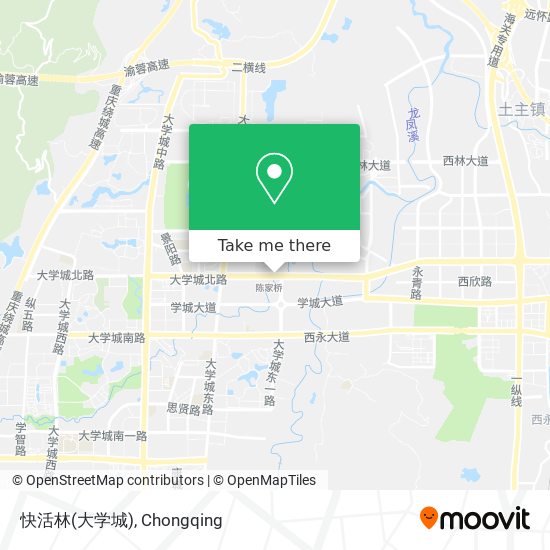 快活林(大学城) map