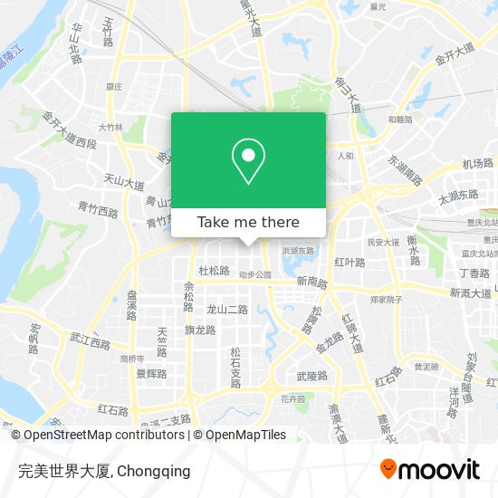 完美世界大厦 map