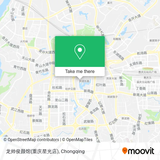 龙帅俊颜馆(重庆星光店) map