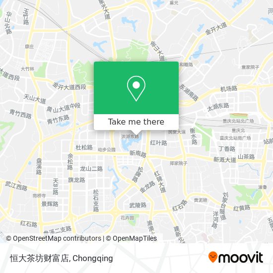 恒大茶坊财富店 map