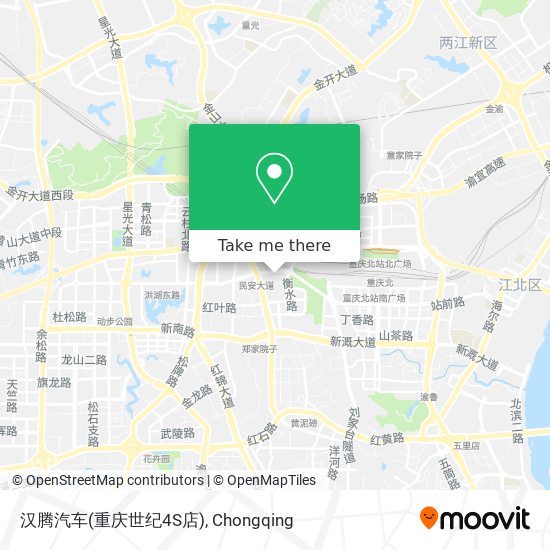 汉腾汽车(重庆世纪4S店) map