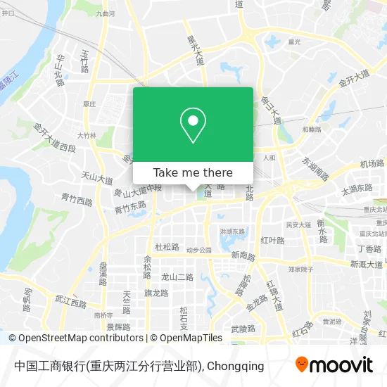中国工商银行(重庆两江分行营业部) map