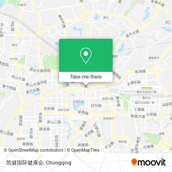 凯健国际健康会 map