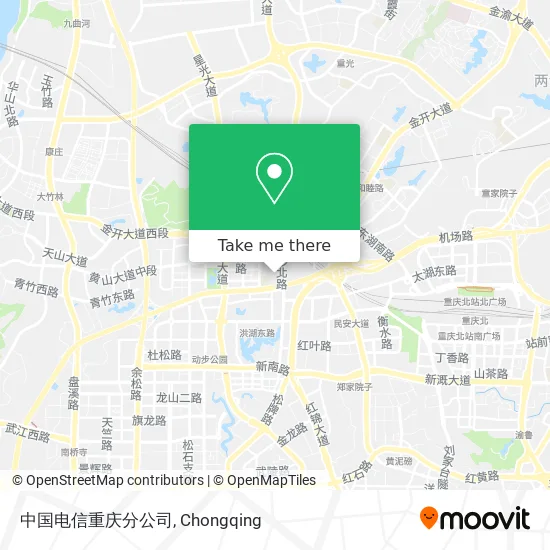 中国电信重庆分公司 map