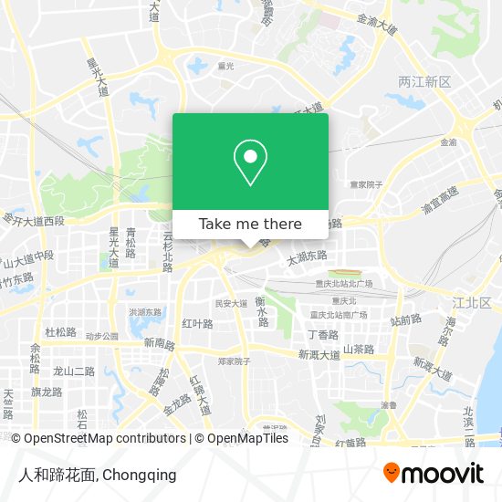 人和蹄花面 map
