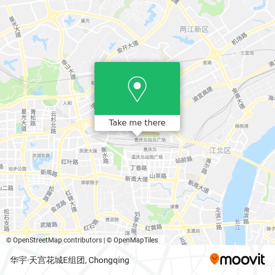 华宇·天宫花城E组团 map