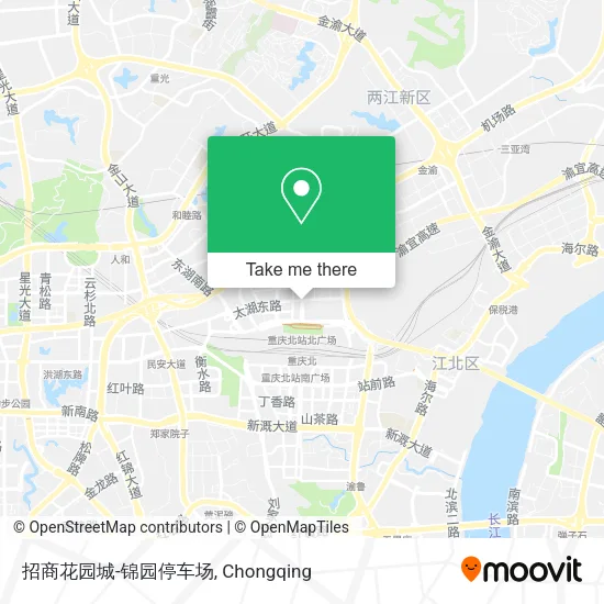 招商花园城-锦园停车场 map