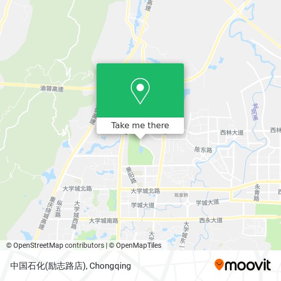 中国石化(励志路店) map