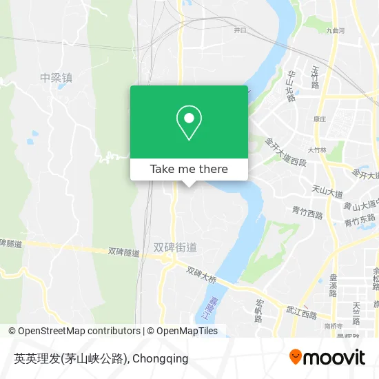 英英理发(茅山峡公路) map