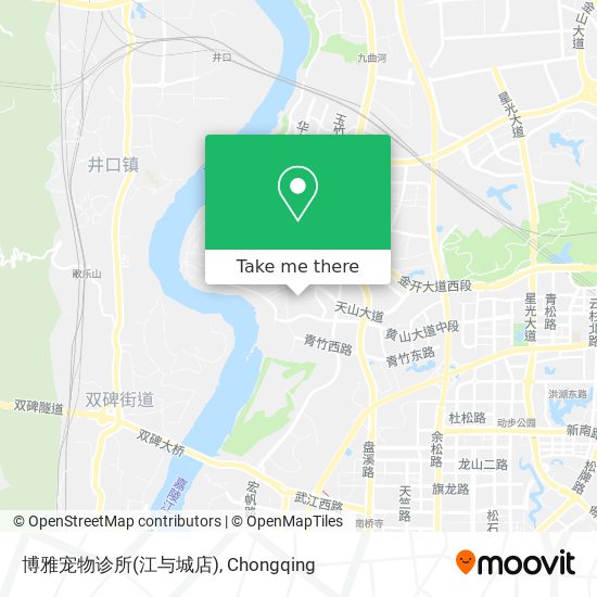 博雅宠物诊所(江与城店) map