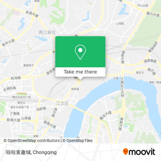 啦啦童趣城 map