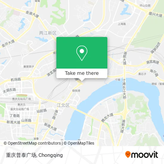 重庆普泰广场 map