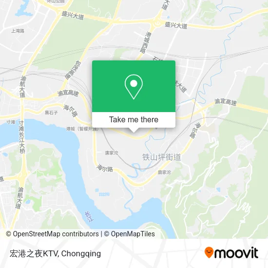 宏港之夜KTV map