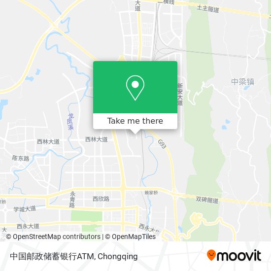 中国邮政储蓄银行ATM map