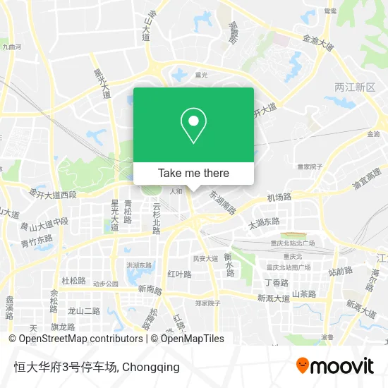 恒大华府3号停车场 map