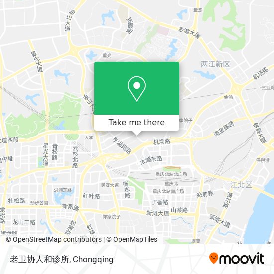 老卫协人和诊所 map