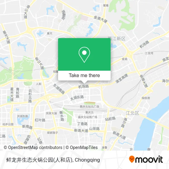 鲜龙井生态火锅公园(人和店) map