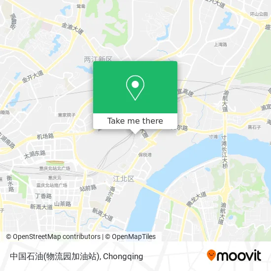 中国石油(物流园加油站) map