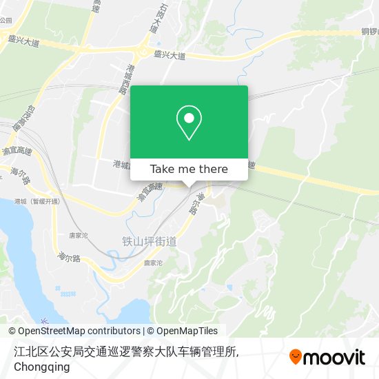 江北区公安局交通巡逻警察大队车辆管理所 map