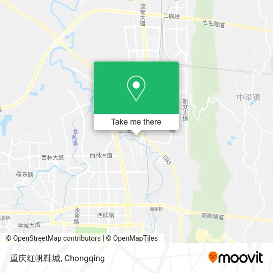 重庆红帆鞋城 map