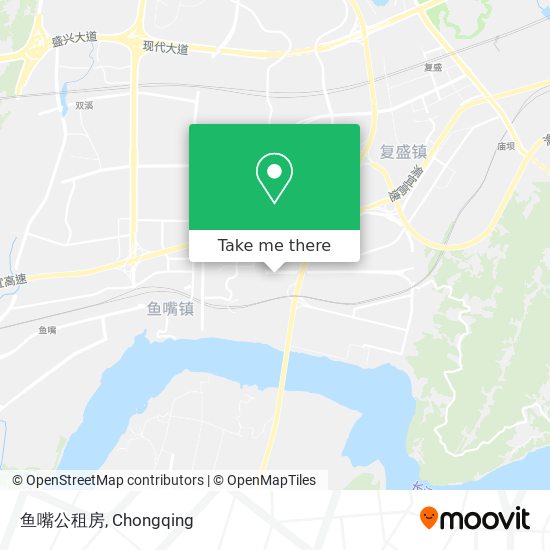 鱼嘴公租房 map