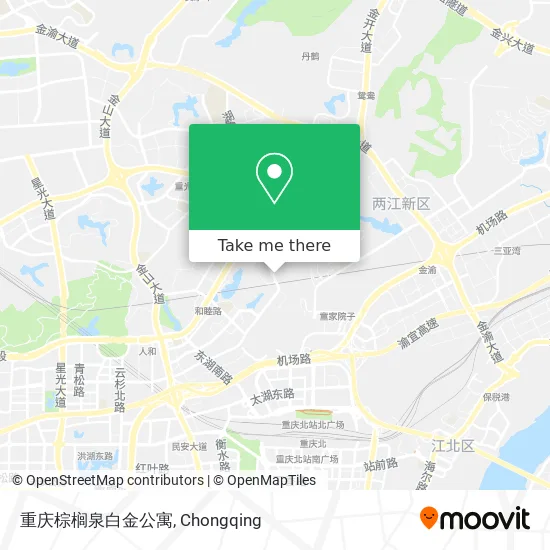 重庆棕榈泉白金公寓 map