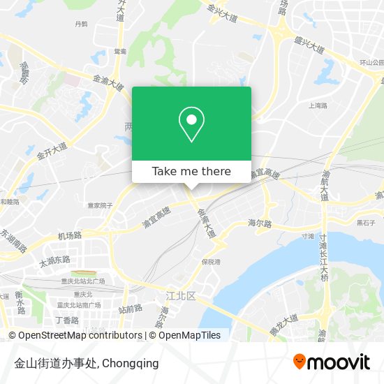 金山街道办事处 map