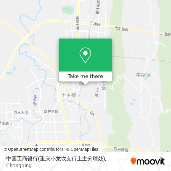 中国工商银行(重庆小龙坎支行土主分理处) map